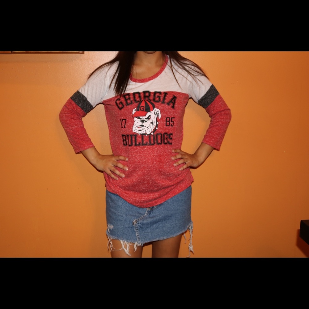 University of Georgia UGA bulldogs top